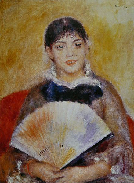 Pierre-Auguste Renoir Femme a l'eventail